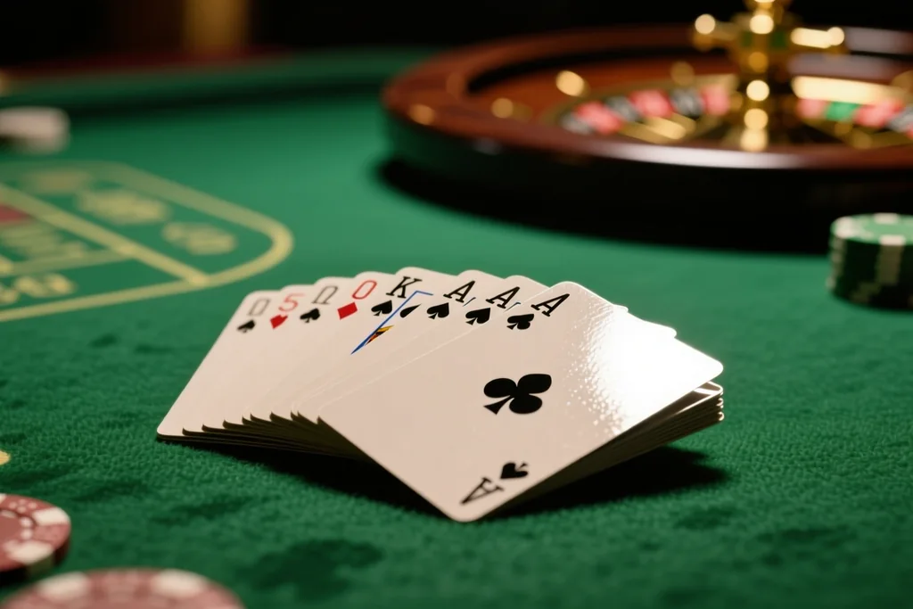 Stolní hry: blackjack a další